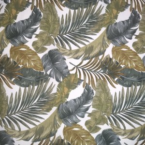 green palm leaves